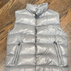 Silver Puffer Vest
